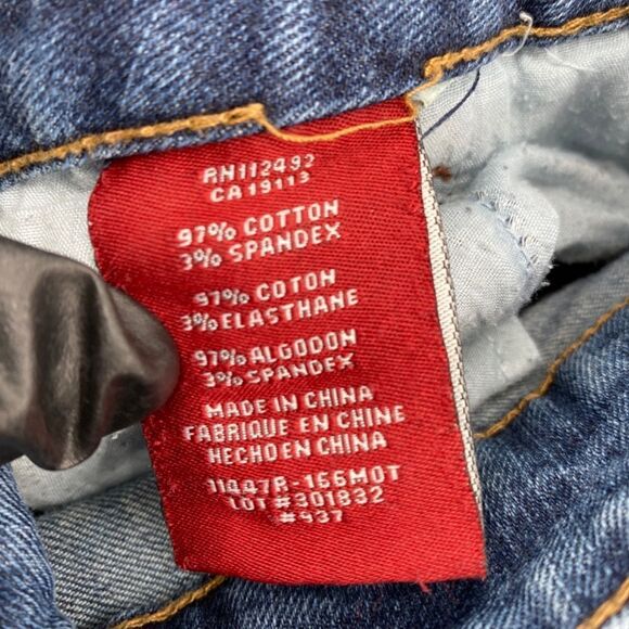 🎁5/$25 Moto Jeans Women 30 Skinny 5 Pocket Blue Denim Full Zip Button Closure - Picture 16 of 16